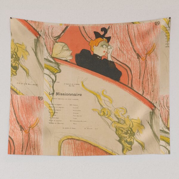 Item preview, La Loge au Mascaron Doré by Henri de Toulouse-Lautrec | Vintage Belle Époque Theatre Poster Print designed and sold by artofuniverse.