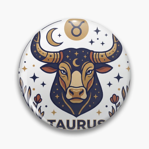 Item preview, Retro Taurus Zodiac Bull Celestial Mystic Design designed and sold by Wittylayer.