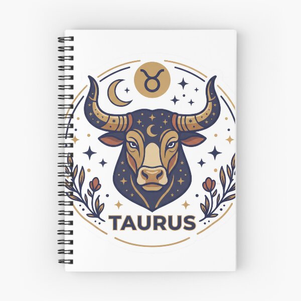 Item preview, Retro Taurus Zodiac Bull Celestial Mystic Design designed and sold by Wittylayer.