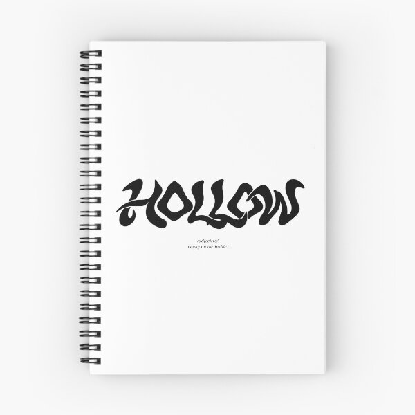 Item preview, Hollow Distorted Typography designed and sold by NOISEFORM.