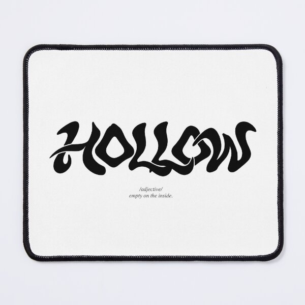 Item preview, Hollow Distorted Typography designed and sold by NOISEFORM.