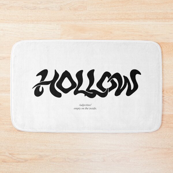 Item preview, Hollow Distorted Typography designed and sold by NOISEFORM.