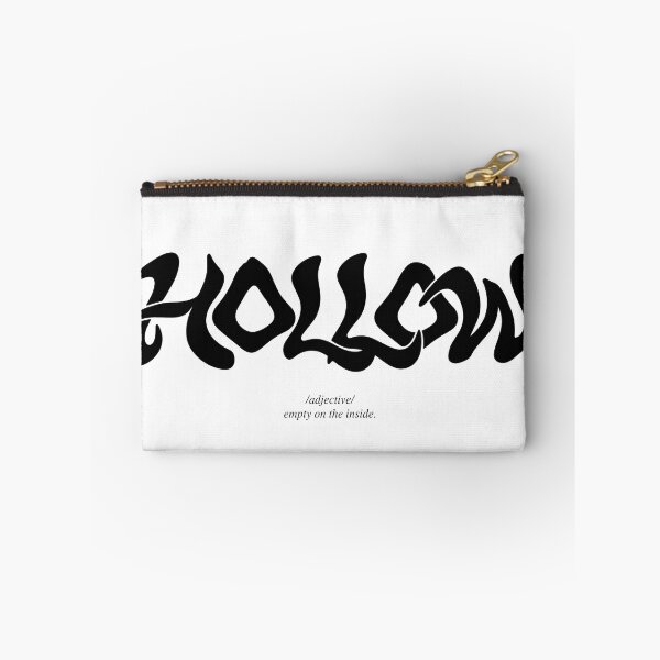 Item preview, Hollow Distorted Typography designed and sold by NOISEFORM.