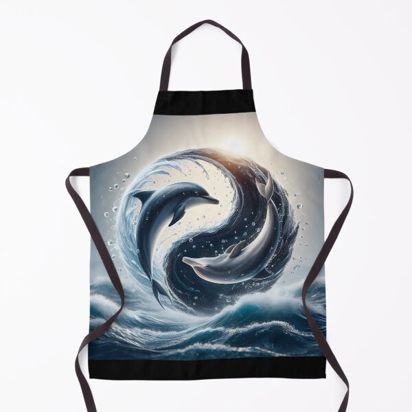 Item preview, Dolphin Yin Yang Zen Harmony Circle designed and sold by Sybille-Yates.