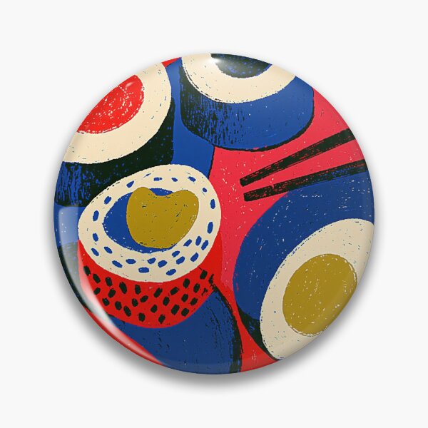 Item preview, Sushi Bar Block Art designed and sold by Retro Type.