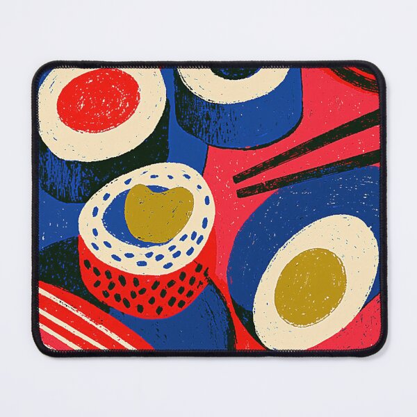 Item preview, Sushi Bar Block Art designed and sold by Retro Type.