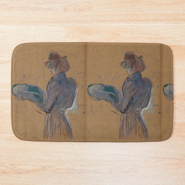 Item preview, La Modiste Mademoiselle Margouin by Henri de Toulouse-Lautrec | Vintage French Fashion Art Print designed and sold by artofuniverse.