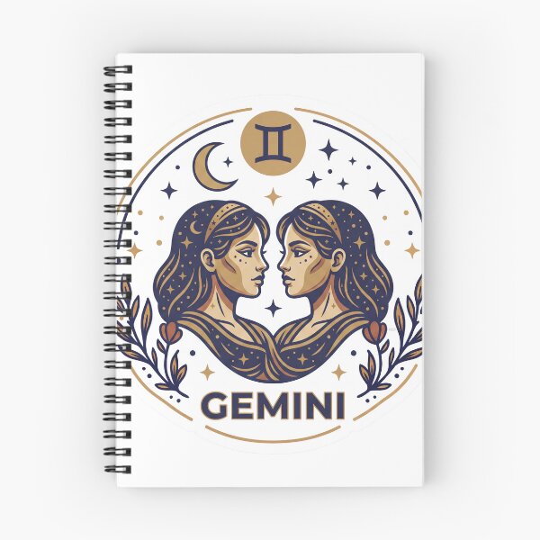 Item preview, Mystical Gemini Zodiac Twins Celestial Aesthetic Art designed and sold by Wittylayer.