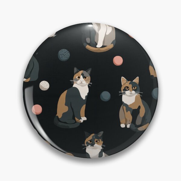 Item preview, Cuddly Calicos | Calico Cat Seamless Pattern designed and sold by sundayclay.