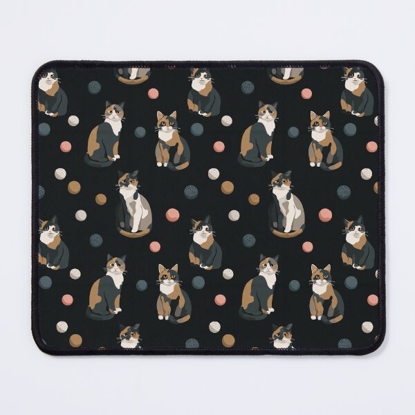 Item preview, Cuddly Calicos | Calico Cat Seamless Pattern designed and sold by sundayclay.