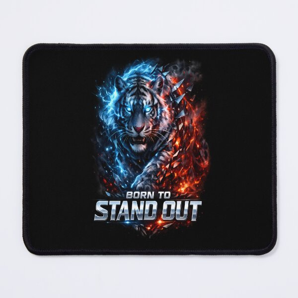 Item preview, Born To Stand Out – Neon Tiger Cyberpunk Streetwear designed and sold by VelmoraKart.