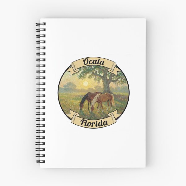 Item preview, Ocala, Florida - Horses and Oak Tree - Part 2 designed and sold by nona003.