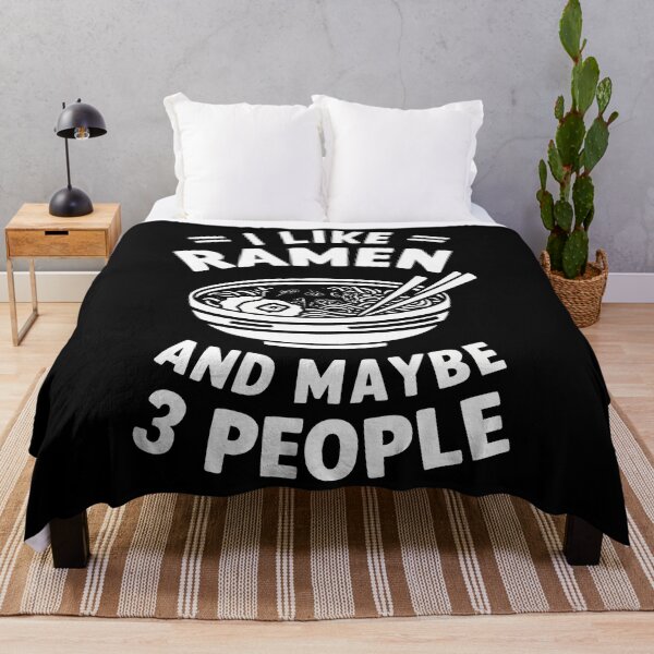 Item preview, I Like Ramen And Maybe 3 People designed and sold by SiarheiYur.