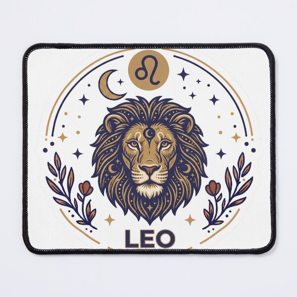Item preview, Regal Leo Zodiac Lion King Celestial Sun Art designed and sold by Wittylayer.