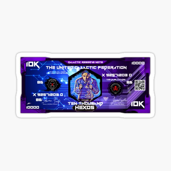 10000 HeXoS Sticker