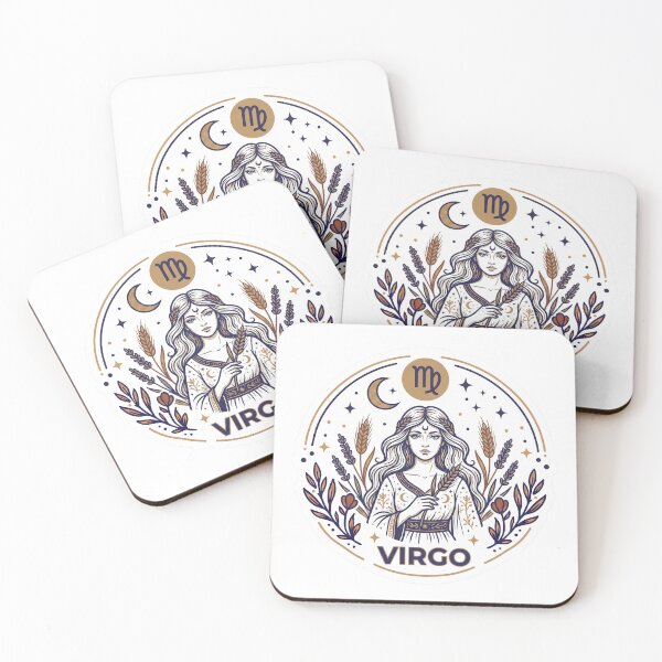 Item preview, Vintage Virgo Zodiac Goddess Earth Sign Aesthetic designed and sold by Wittylayer.