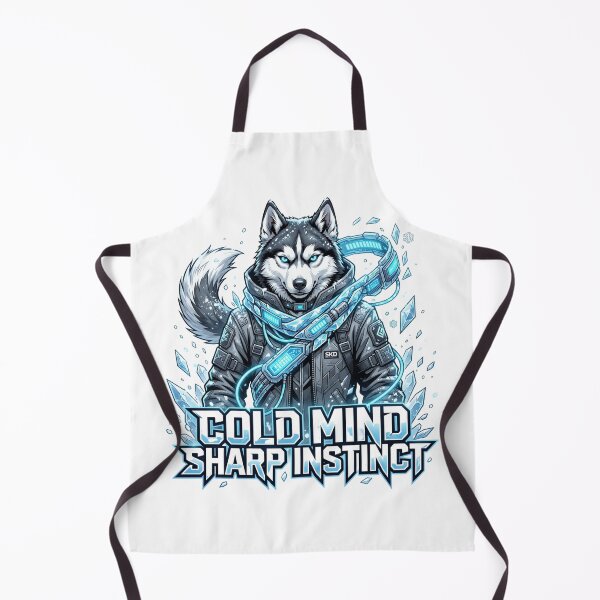 Item preview, Husky Cold Mind Sharp Instinct Design designed and sold by pradeepvisuals.