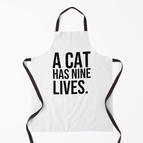 Item preview, A cat has nine lives quotes for cats lovers designed and sold by Pikkalo.