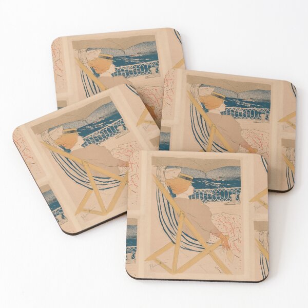Item preview, La Passagère du 54 by Henri de Toulouse-Lautrec | Vintage Coastal Travel Art Print designed and sold by artofuniverse.