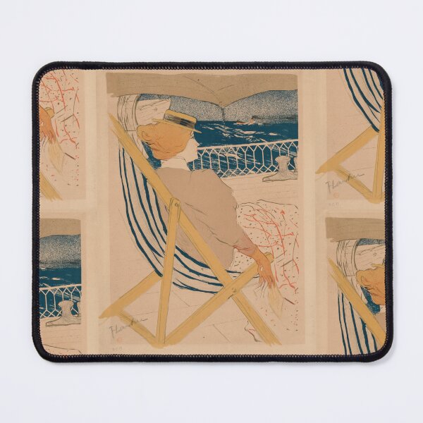 Item preview, La Passagère du 54 by Henri de Toulouse-Lautrec | Vintage Coastal Travel Art Print designed and sold by artofuniverse.