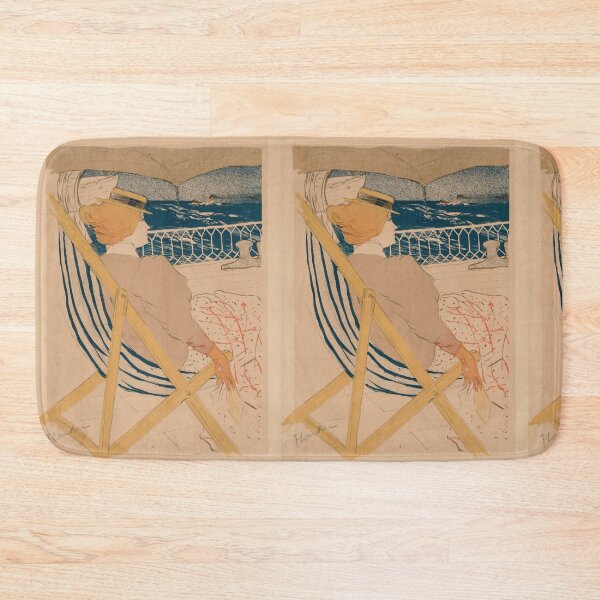 Item preview, La Passagère du 54 by Henri de Toulouse-Lautrec | Vintage Coastal Travel Art Print designed and sold by artofuniverse.