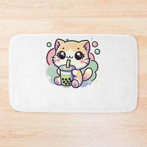 Item preview, Pastel Kitten Bubble Tea designed and sold by SiarheiYur.