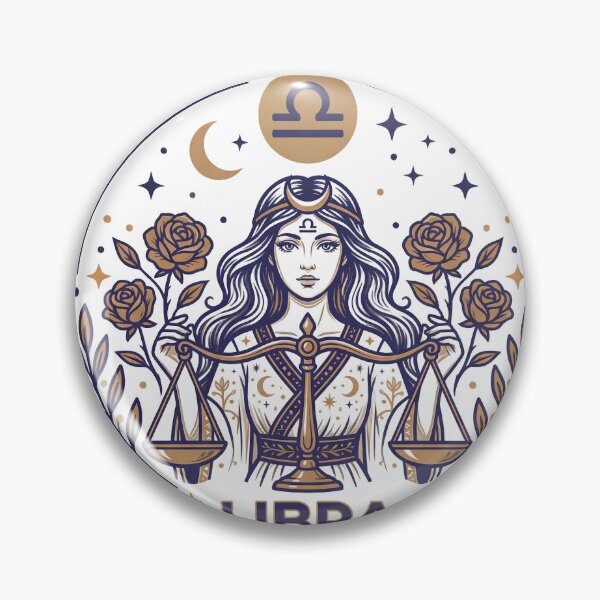 Item preview, Aesthetic Libra Zodiac Scales Balance Celestial Art designed and sold by Wittylayer.