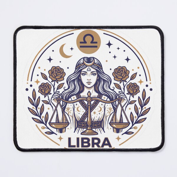 Item preview, Aesthetic Libra Zodiac Scales Balance Celestial Art designed and sold by Wittylayer.
