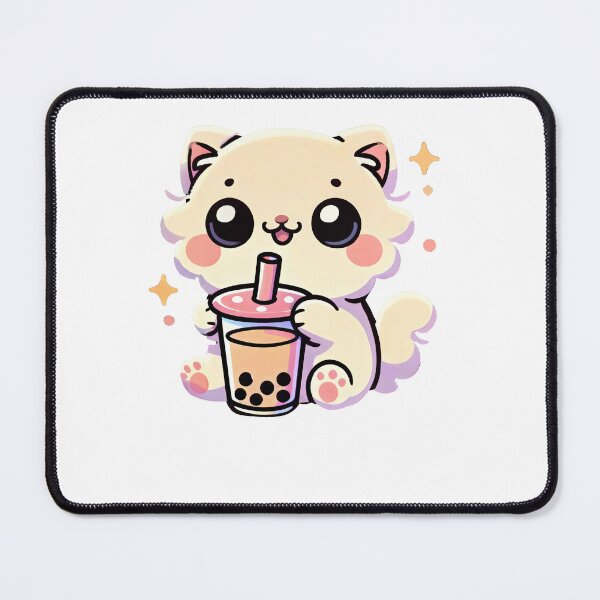 Item preview, Kawaii Cat Boba Tea designed and sold by SiarheiYur.