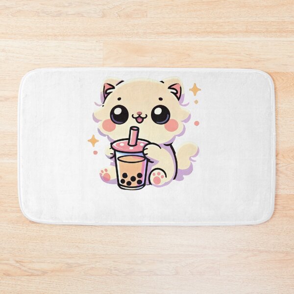 Item preview, Kawaii Cat Boba Tea designed and sold by SiarheiYur.