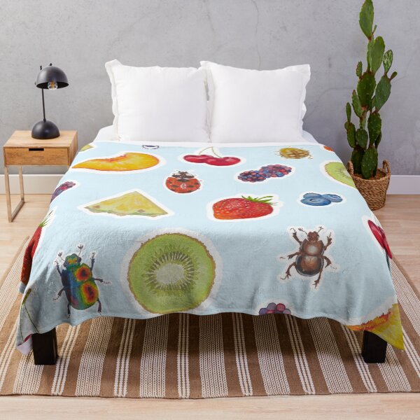 Item preview, The Ladybugs Picnic (in baby blue) designed and sold by Blackberries & Moss.