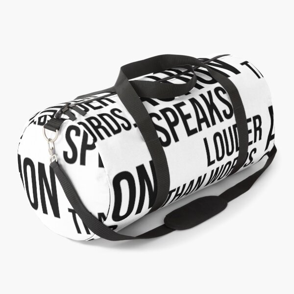 Item preview, Action speaks louder than words motivational quotes designed and sold by Pikkalo.