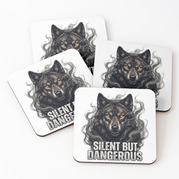 Item preview, Wolf Dog Silent But Dangerous Artwork designed and sold by pradeepvisuals.