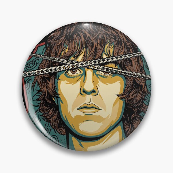 Item preview, Chaos In Winter Heavy Metal Chain Portrait Retro Rock Graphic designed and sold by Brilleking.