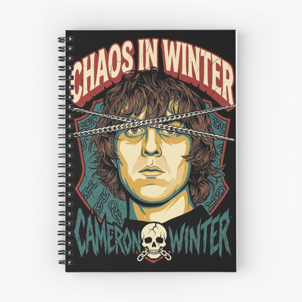 Item preview, Chaos In Winter Heavy Metal Chain Portrait Retro Rock Graphic designed and sold by Brilleking.