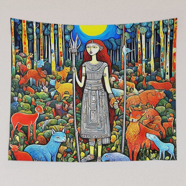 Item preview, The Forest Guardian designed and sold by George Hutton Hunter.