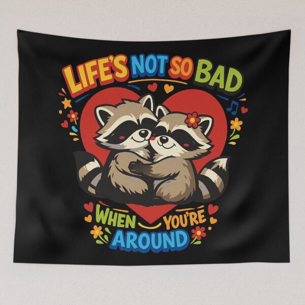 Item preview, Life's Not So Bad When You're Around Racoon Possum designed and sold by Colorfulman.