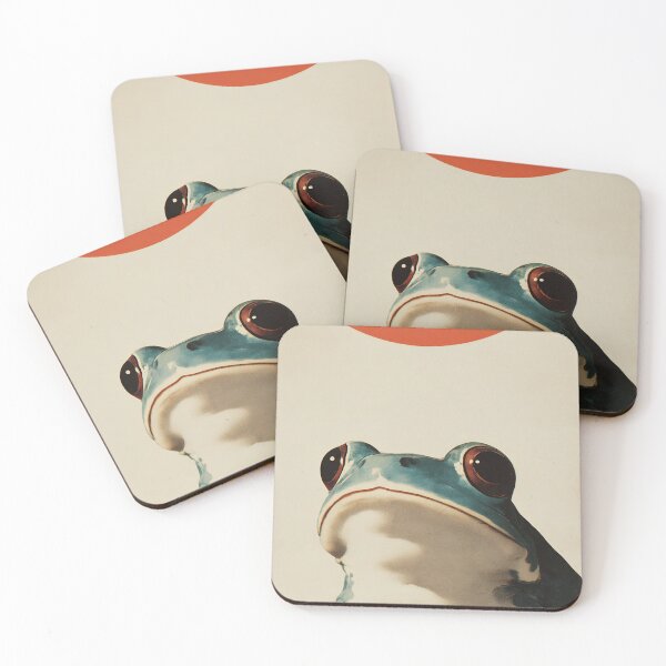 Item preview, Japandi Frog  - Minimalist Japanese Zen Wall Art  designed and sold by KJNihonDesigner.