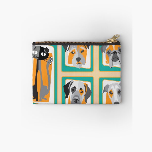 Item preview, Retro Mid Century dogs and cat designed and sold by ASKEW GRAPHICS.
