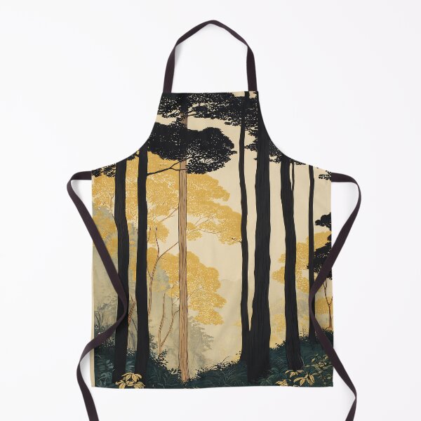 Item preview, Japandi Forest - Minimalist Japanese Zen Wall Art designed and sold by KJNihonDesigner.