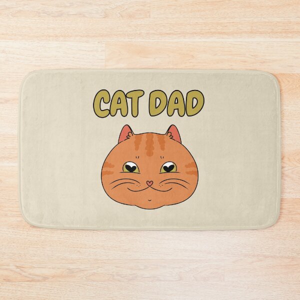 Item preview, CAT DAD Cute Ginger Cat designed and sold by HugSomeNettles.