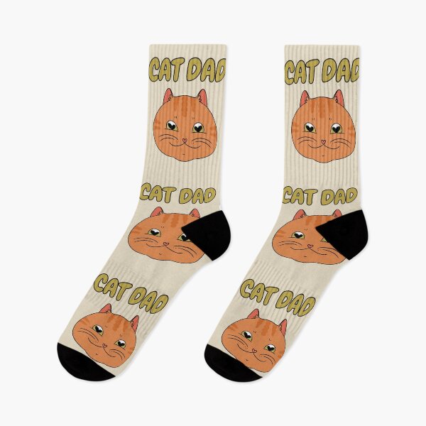 Item preview, CAT DAD Cute Ginger Cat designed and sold by HugSomeNettles.