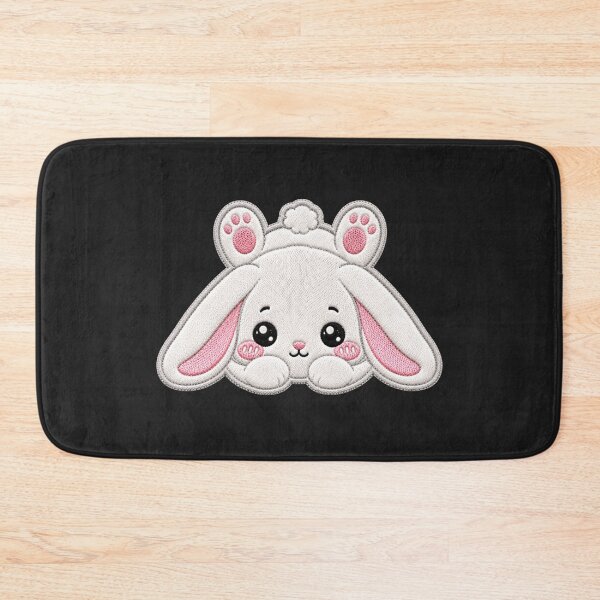 Item preview, Kawaii Baby Bunny Embroidery Patch Cute Chibi Rabbit designed and sold by ColorSplash123.