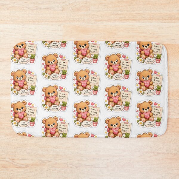 Item preview, Cute Teddy Bear Motivation Sticker | Kawaii Positive Vibes designed and sold by Ishratparween11.