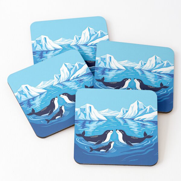 Item preview, Seal Family designed and sold by Leslie Montgomery Art.