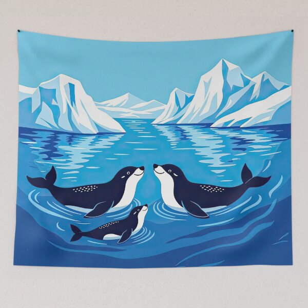 Item preview, Seal Family designed and sold by Leslie Montgomery Art.