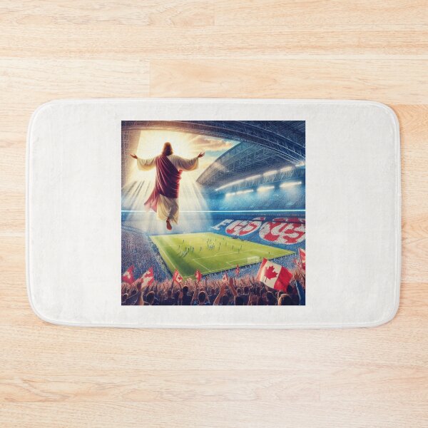 Item preview, Jesus Blessing Toronto Soccer Stadium With Strength And Victory  Main SEO  designed and sold by PaintMeWorld.