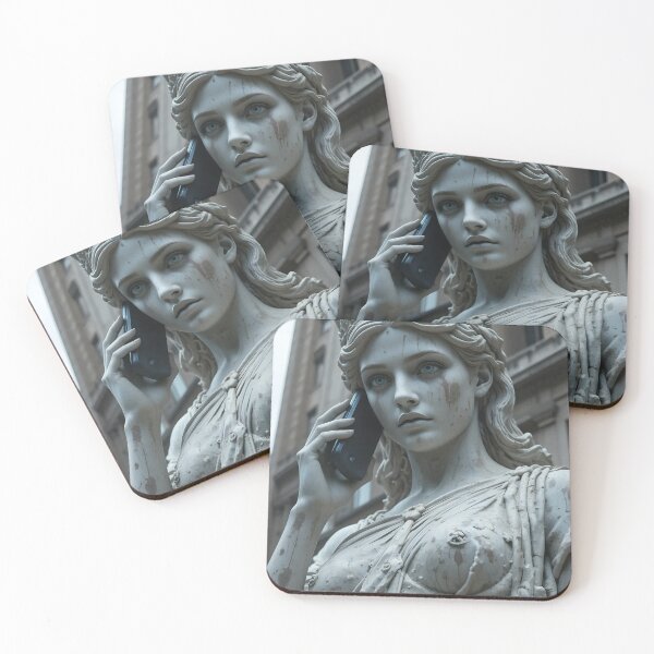 Item preview, STATUE AT PHONE designed and sold by graphicmauryzan.