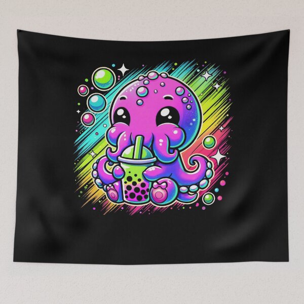 Item preview, Neon Octopus Joyburst designed and sold by SiarheiYur.