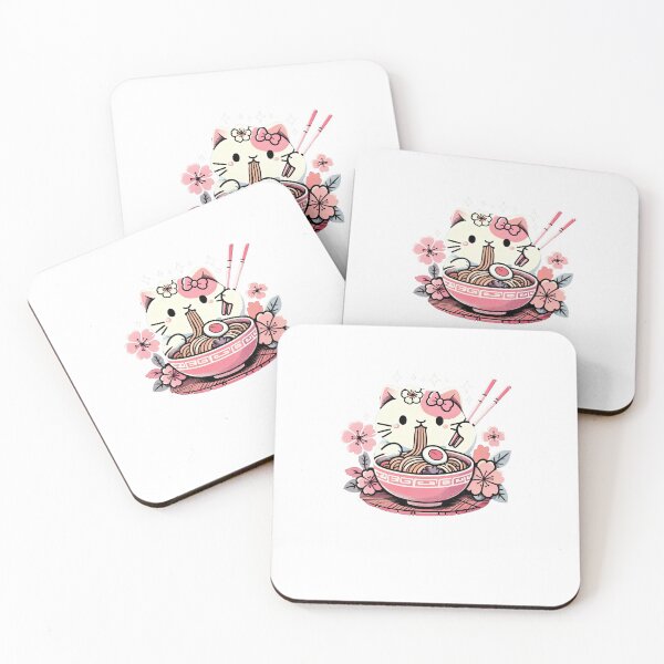 Item preview, Kawaii Cat Ramen Blossom designed and sold by SiarheiYur.